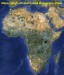 Mapa výskytu Afrického zlatě zbarveného draka
